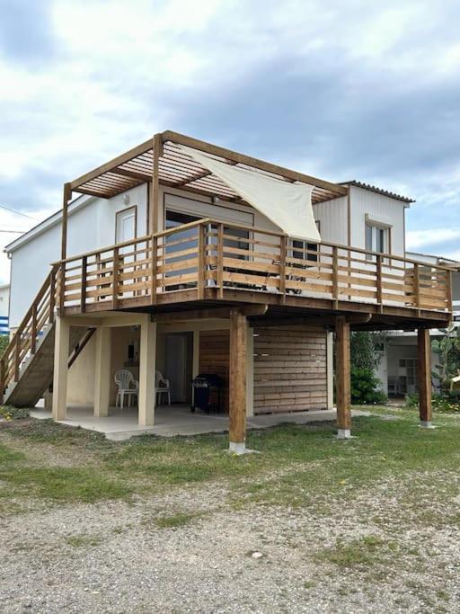Maison Chalet 200 M De La Plage Climatisation Et Wifi Gruissan Exterior photo